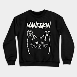 maneskim and the cat Crewneck Sweatshirt